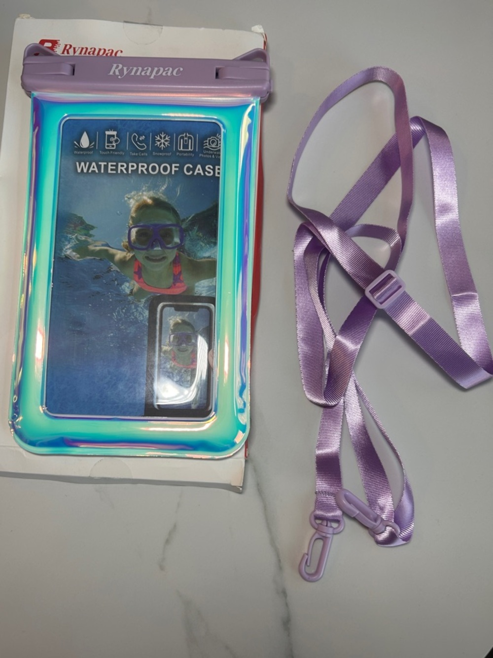 Waterproof Phone Pouch Floating, IPX8 Underwater Cell Phone Holder with Lanyard - Picture 12 of 15